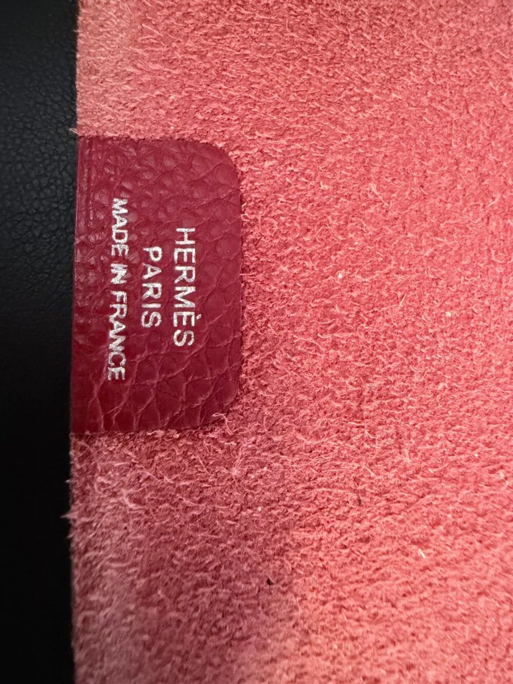 Hermès Paris Red Leather Notebook Cover w/ Hermès Notepad | Made in France | EUC
